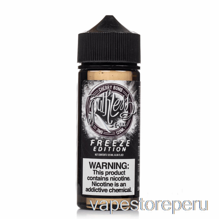 Vape Recargable Cherry Bomb - Edición Congelada - Vapor Despiadado - 120ml 3mg